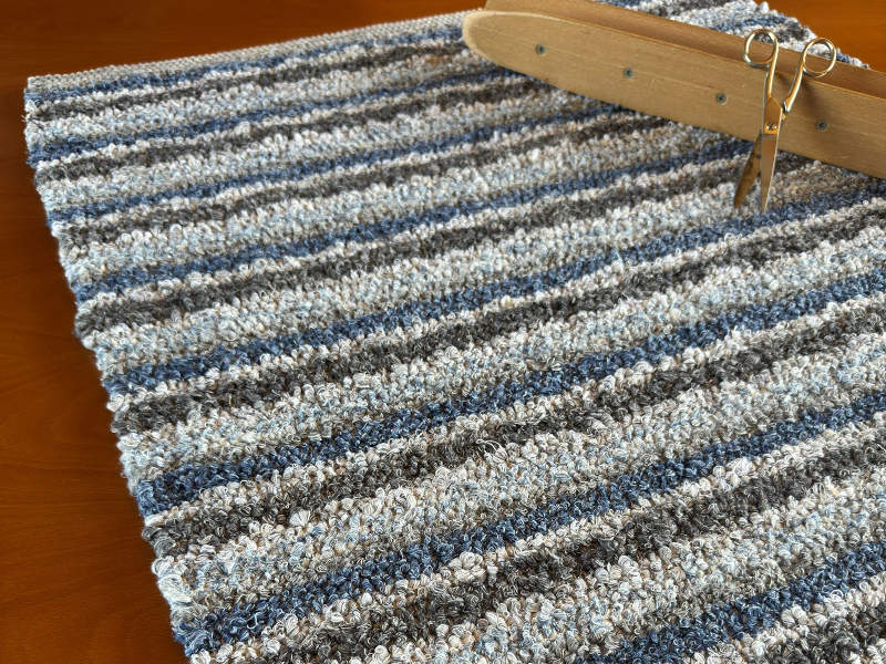 Baumwollteppiche aus gekräuselten Baumwollgarnen